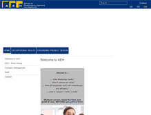Tablet Screenshot of aeh.ch